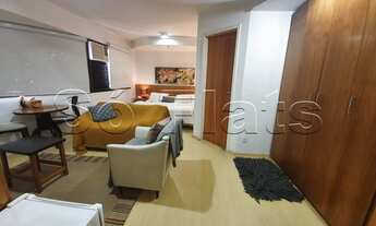 Imagem 1: Flat no Riverside mobiliado disponível locação com entrada imediata no Brooklin