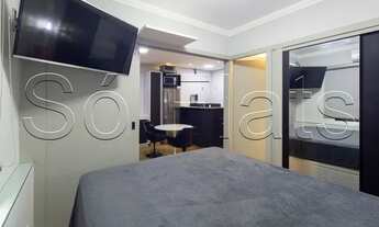 Imagem 6: Flat na Alameda Campinas com fácil acesso a Avenida Paulista e Nove de Julho totalmente re