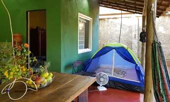 Imagem 3: Rancho na ilha do Mangabal