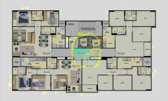 Imagem 6: Lançamento em Casa Amarela com 3 quartos à venda, 61 m² por R$ 565.661- Recife/PE