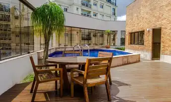 Imagem 2: Flat disponível para locação no Contemporâneo contendo 42m², 1 dormitório e 1 vaga