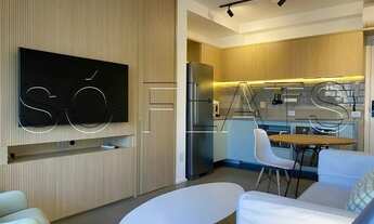 Imagem 3: Res. Helbor Arte Faria Lima, flat disponível para locação com 39m², 1 dormitório e 1 vaga