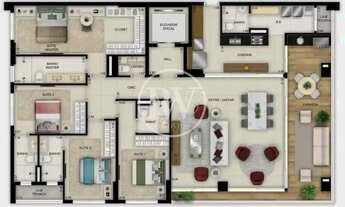 Imagem 4: Apartamento de Alto Padrão à Venda no Opus Tellure 200m² 4 Suítes