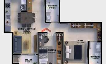 Imagem 5: Apartamento em Rua Orlando João da Rosa - Nova Palhoça - Palhoça/SC