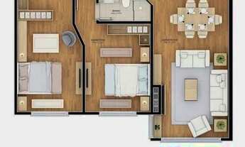 Imagem 3: Apartamento com ótima vista e excelente localização em bairro nobre, a 2.6km da rua cobert