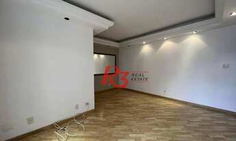 Imagem 2: Apartamento com 2 dormitórios para alugar, 90 m² por R$ 5.500,00/mês - Gonzaga - Santos/SP