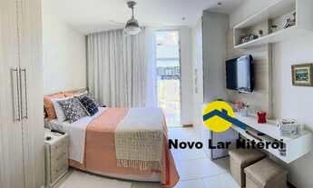 Imagem 6: Praia Piratininga Cobertura Linear Frente Total Mar 3 suítes Lazer Completo