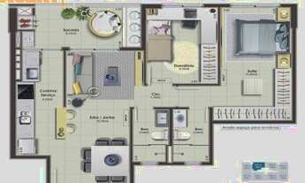 Imagem 4: APARTAMENTO RESIDENCIAL em SÃO JOSÉ - SC, CAMPINAS