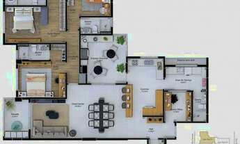 Imagem 7: Residencial Belfiore Apartamento alto padrão com 3 dormitórios em Criciúma