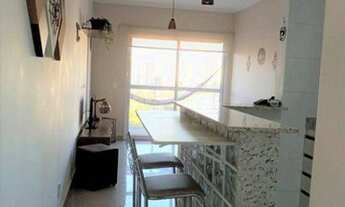 Imagem 2: Apartamento com 2 dormitórios para alugar, 53 m² por R$ 2.660,70/mês - Santa Maria - Santo