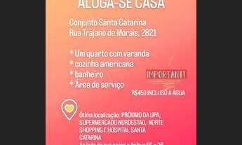 Imagem: ALUGA-SE CASA CONJUNTO SANTA CATARINA