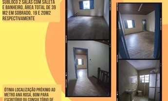 Imagem: 2 salas, saleta e banheiro, 50m2 total aproximado