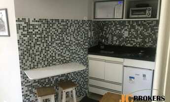 Imagem 4: Apartamento com 37 m², 1 Dormitório com ar condicionado, Varanda, 1 Vaga