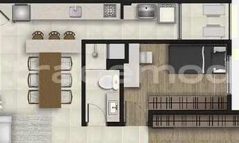 Imagem 2: Apartamento no centro com 3 dormitórios sendo 1 suíte