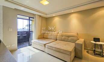 Imagem 4: Apartamento mobiliado de 70 m² com 2 dormitórios sendo 1 suíte varanda gourmet e vaga de g