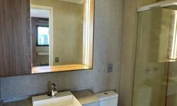 Imagem 4: Apartamento estilo studio de 40m² com móveis fixos, e uma vista de tirar o fôlego. Possui