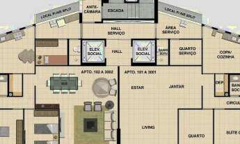 Imagem 6: Apartamento para venda possui 163 metros quadrados com 4 quartos em Boa Viagem - Recife