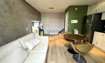 Imagem 4: Duplex amplo e arejado. Conceito aberto no andar alto, sala tem pé direito duplo Vila Mari