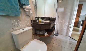 Imagem 6: Flat no Riverside mobiliado disponível locação com entrada imediata no Brooklin