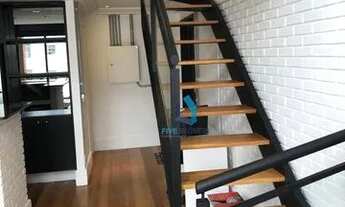 Imagem 2: Apartamento Duplex com 1 quarto para alugar, 75 m² por R$ 13.345/mês - Cerqueira César - S