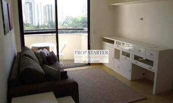 Imagem 2: Apartamento com 1 dormitório para alugar, 35 m² por R$ 2.500,00/mês - Morumbi - São Paulo