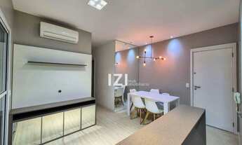 Imagem 2: Apartamento com 2 dormitórios para alugar, 54 m² por R$ 6.183,00/mês - Chácara Santo Antôn