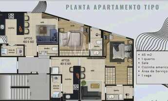 Imagem 5: Cobertura à venda, 1 quarto, 1 suíte, 2 vagas, Vila Paris - Belo Horizonte/MG