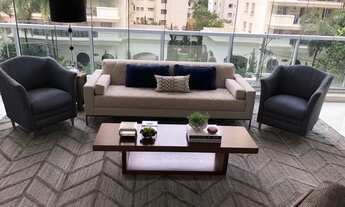 Imagem 2: Apartamento Para Venda em Moema - Mobiliada - 3 Suítes - Varanda Gourmet e 4 Vagas