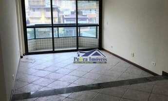 Imagem 1: Apartamento amplo com sacada, 3 dormitórios para alugar, 111 m² - Canto do Forte - Praia