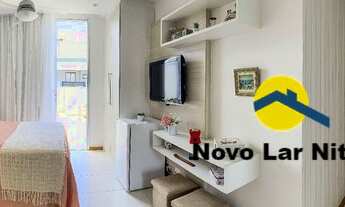 Imagem 5: Praia Piratininga Cobertura Linear Frente Total Mar 3 suítes Lazer Completo