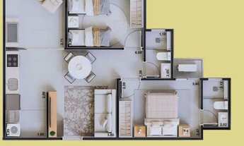 Imagem 3: Apto 2Q - Lançamento - Av. Madrid, próx. a Av. Rio Verde e 3 min. Sesc Faiçalville