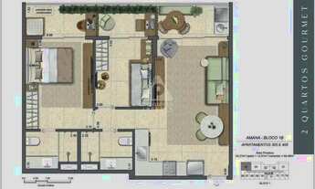 Imagem 2: Apartamento Condomínio Lançamento Parque Sustentável Gávea