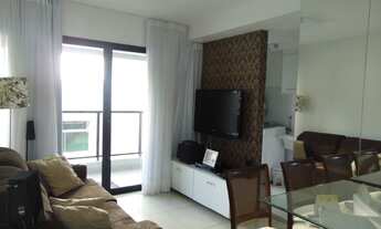 Imagem 2: Apartamento mobiliado quarto e sala barra prédio novo Barra com infra estrutura