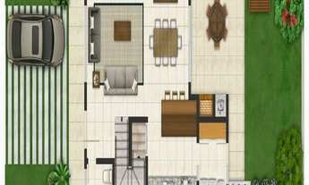 Imagem 4: Casa para Venda - 70m², 3 dormitórios, sendo 1 suites, 2 vagas - Aberta dos Morros