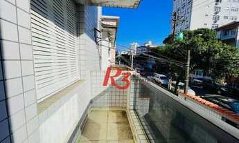 Imagem 2: Apartamento com 2 dormitórios à venda, 90 m² por R$ 380.000,00 - Gonzaga - Santos/SP