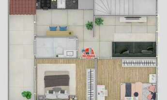 Imagem 3: Casa com 2 dormitórios à venda, 51 m² por R$ 280.000 - Vila Guilhermina - Praia Grande/SP