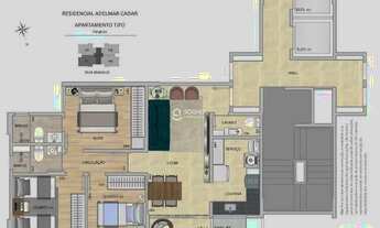 Imagem: Apartamento à venda, 3 quartos, 1 suíte