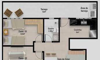 Imagem 3: Casa de Condominio com 3 dormitorios, triplex