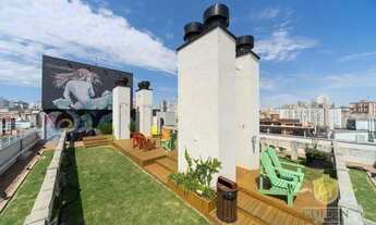 Imagem: Apartamento Tipo Estúdio. Ambientes Conjugados