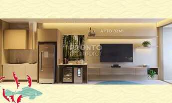 Imagem 7: Venda Flat com varanda gourmet em muro alto