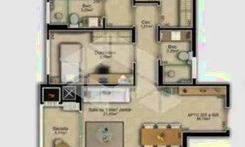 Imagem 3: Apartamento mobiliado com 3 quartos/dormitórios no bairro Centro, em Santo Amaro da Impera