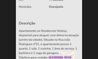 Imagem 3: Apartamento c Garagem Dianópolis Tocantins