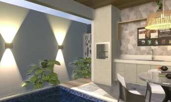 Imagem 7: Casa em construção no Condomínio Buona Vita #3 suítes #áreagourmet #piscina