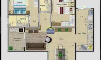 Imagem 2: Apart 2 Dorms, Ocian, R$ 100 mil de Entrada JGA990