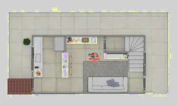 Imagem 5: Casa com 2 dormitórios à venda, 51 m² por R$ 280.000 - Vila Guilhermina - Praia Grande/SP