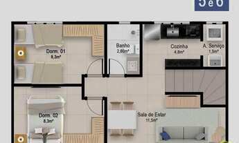 Imagem 2: Casa de Condominio com 3 dormitorios, triplex