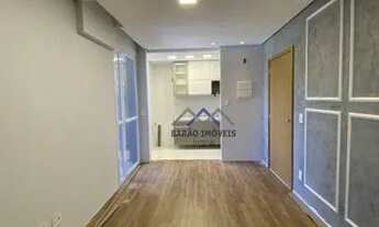 Imagem 4: Apartamento com 2 dormitórios para alugar, 56 m² por R$ 3.098,87/mês - Vila Galvão - Jundi