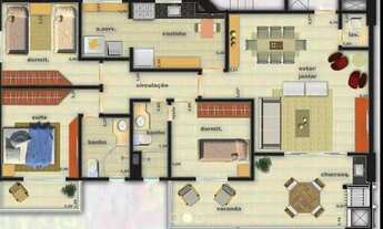 Imagem 3: Apartamento 115m2 3 quartos Nova Aliança