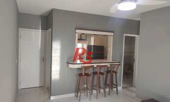 Imagem 3: Apartamento com 1 dormitório à venda, 60 m² por R$ 300.000,00 - Marapé - Santos/SP