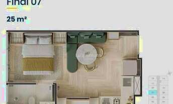 Imagem 3: Apartamento à venda 1 quarto - Centro